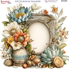 İstanbul Hobi Ütü ile Rub On Transfer Kağıdı 30X30CM RB-960