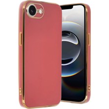Gülsüm Aydın Newface Apple iPhone 16E Kılıf Volet Silikon - Kırmızı