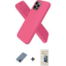 Pileli Store Pilelistore™ iPhone 12 Pro Kılıf Kozmos Yansıma Özel Seri - Siyah 6d Mat Seramik Hayalet Nano Ekran Koruyucu + Metal Kamera Lens Koruma Cam - Mı