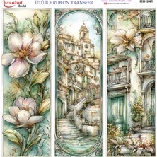 İstanbul Hobi Ütü ile Rub On Transfer Kağıdı 30X30CM RB-941