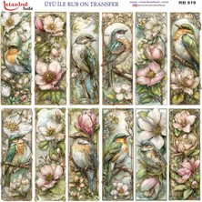 İstanbul Hobi Ütü ile Rub On Transfer Kağıdı 30X30CM RB-819