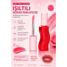 SETBEAUTY Gül Işıltı Simli Renkli Dudak Parlatıcı Ruj – Shimmer Lip Gloss 02