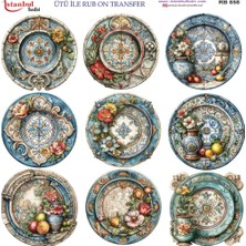 İstanbul Hobi Ütü ile Rub On Transfer Kağıdı 30X30CM RB-858
