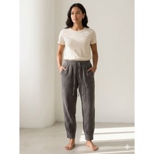 Meltem Collection Sıkma Paça Müslin Pantolon
