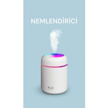 sbodurhome 300 ml Ulrasonik Ledli Hava Nemlendirici Buhar Makinesi ve Aroma Difüzörü