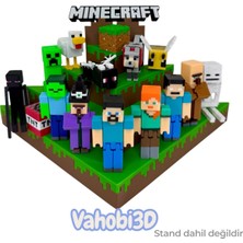 Vahobi 3D 15'li Minecraft Figürler Seti