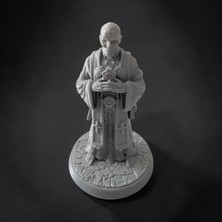 Major Hobi DND Cleric Figür 3D Baskı Fantastik Masaüstü Dekor RPG Koleksiyon Biblo 15 cm
