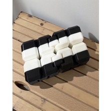 Major Hobi 3D Baskı Sonsuzluk Küpü Infinity Cube – Stres Giderici Zeka Oyuncağı - Siyah Beyaz