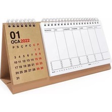 Bi'aldım Haftalık Planlayıcı 2027 Masa Takvimi Kraft