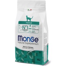 Monge Hairball Tavuklu Tüy Yumağı Önleyici Yetişkin Kedi Maması 4
