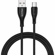 Schitec Usb-A To Type-C 60W Hızlı Şarj ve Data Kablosu 1m Siyah HG/C-09AC