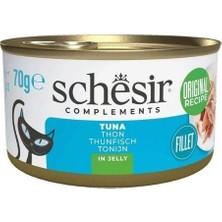 Schesir Jöle Içinde Ton Balıklı Yetişkin Kedi Konservesi 70 gr