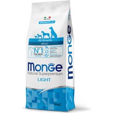 Monge Light Somonlu Pirinçli Yetişkin Diyet Köpek Maması 12 kg
