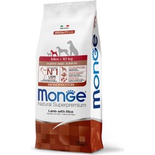 Monge Mini Puppy Junior Tek Proteinli Kuzulu Pirinçli Yavru Köpek