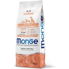 Monge Puppy Tek Proteinli Somonlu Pirinçli Yavru Köpek Maması 12