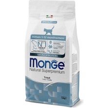 Monge Kitten Tek Proteinli Alabalıklı Yavru Kedi Maması 1,5 kg