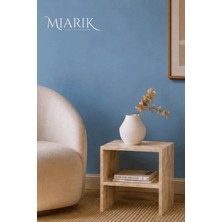 Miarik Design Sante Traverten Yan Sehpa
