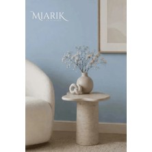 Miarik Design Eidothea- Traverten Yan Sehpa
