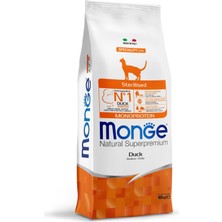 Monge Sterilised Tek Proteinli Ördekli Kısırlaştırılmış Kedi Mama