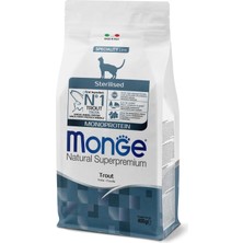 Monge Sterilised Tek Proteinli Alabalıklı Kısırlaştırılmış Kedi M