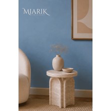Miarik Design Arcane Traverten Yan Sehpa