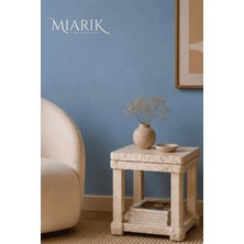 Miarik Design Traverten Patlatma Pato Mermer Yan Sehpa Zigon