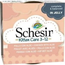 Schesir Tavuklu ve Aloe Veralı 85 gr Yavru Konserve Kedi Maması