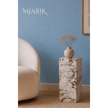 Miarik Design Mermer Menekse Yan Sehpa 70 cm