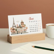 Bi'aldım 2027 Masa Takvimi - Dünya Şehirleri & Ünlü Ikonik Simge Yapıları | Paris, Londra, Istanbul, New York, Marrakech, Tokyo, Floransa, Santorini, Amsterdam