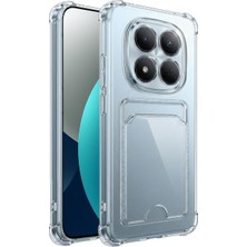 Kvy Xiaomi Redmi Note 15 4g Kamera Korumalı Kartlıklı Setra Şeffaf Silikon Kılıf