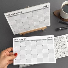 Bi'aldım Amerikan Standardı 2027 Masa Takvimi(Pazar Günü Başlangıç),ahşap Şövale Takvim, Grinin Tonları 2027 Masa Takvimi, Aylık Planlamalı Takvim, Yapılacaklar Listesi(Arka Sayfalar)