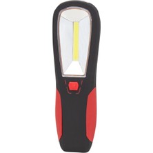 Rabelix 4xaaa Pilli Kancalı Mıknatıslı Cob Ledli 200 Lümen Çalışma Lambası Tamirci Lambası