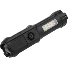 Rabelix 10 Smd Ledli 4 Modlu Şarjlı El Feneri,zoomlu Flash,powerbank Özellikli Kamp Lambası