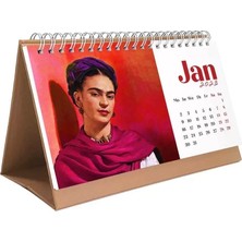 Bi'aldım Frida Kahlo Masa Takvimi - 2027 Takvimi