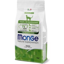 Monge Adult Tek Proteinli Tavşanlı Yetişkin Kedi Maması 1,5 kg