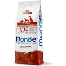 Monge All Breeds Puppy Tüm Irklar Için Kuzulu Pirinçli Yavru Köpe