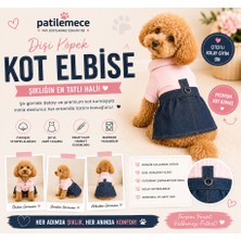 Patilemece Köpek Kot Elbise Dişi