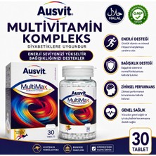 Ausvit Multimax Adult – Multivitamin ve Multimineral Içeren Tablet Takviye Edici Gıda 30 Tb