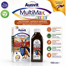 Ausvit Multimax Kids Çörekotu Yağı, Beta Glukan, Multivitamin ve Şurup 150ML