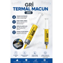 Rabelix 1 Adet 25ml 1.93W/M.K Şırınga Termal Macunu Işlemci Pastası Cpu VGA Radyatör Pastası Isı Iletken