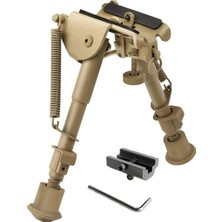 Bosile Taktik Bipod Teleskop  6-9 Inç (Tan)