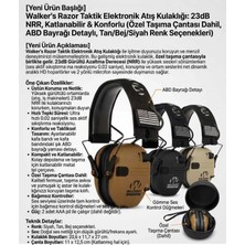 Bosile Walker’s Razor Elektronik Atış Kulaklığı (Özel Taşıma Çantası Dahil)
