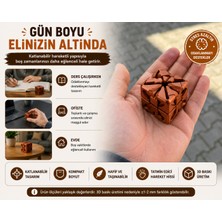Atlanabilir Stres Küpü – Hareketli Fidget Oyuncak – Infinity Küp – Masa Üstü Zeka ve Dikkat Oyuncağı – Bakır Renk