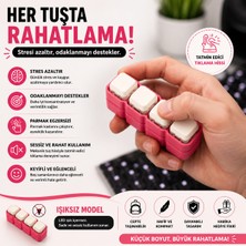 Mekanik Klavye Switch Fidget Oyuncak | Stres Giderici Tuşlu Clicker | Işıksız Model | 2'li - 3'lü - 4'lü Seçenekler