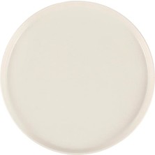 Porland Chopin Tatlı Tabağı 18CM Krem Tekli