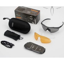 Bosile Tactical Koruyucu 3 Lensli Gözlük 5.11 / Taktikal Gözlük / Airsoft Gözlüğü / Taktik Gözlük