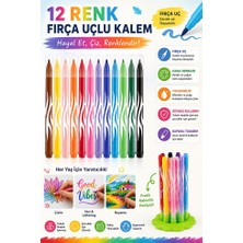 Artlantis Keçeli Kalem 12 Renk 1 Paket Maped 12 Li Keçeli Kalem Canlı Renkler Standlı Innovation Jungle Color Peps Yıkanabilir