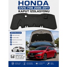 EP Garaj Otomotiv Honda Cıvıc Fd6 2006-2011 Uyumlu Kaput Izolasyonu (Keçe)