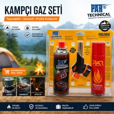 Parlement Kamp Pürmüz Seti Gaz Kartuşlu Kamp Ocağı Ateşleyici Barbekü Mangal Kampçılık Ekipmanı