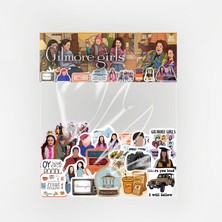 Baprile Gilmore Girls 30 Parça Sticker Paketi Suya Dayanıklı Laptop Termos Telefon Etiket Seti
